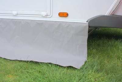 2 meter ESVO caravan tochtstrook, heavy duty 60 cm, grijs