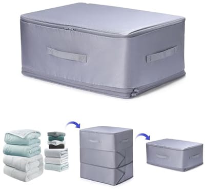 Ruimtebesparende Kleding Opbergzak - Opvouwbare Organisator voor Dekbedden en Dekens