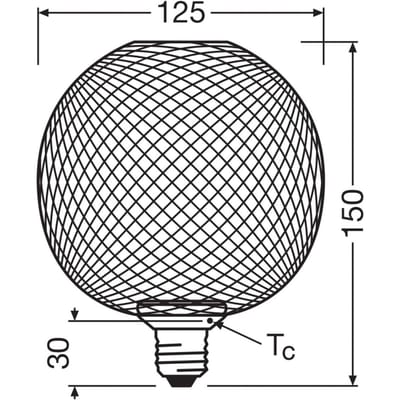 OSRAM HOMELIGHTING 4058075840126 LED-lamp Energielabel F (A - G) E27 Globe 3.5 W = 28 W Warmwit (Ø x l) 125 mm x 150 mm 1 stuk(s)