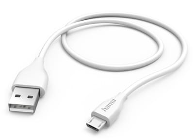 Hama Oplaadkabel USB-A - Micro-USB 1,5 M Wit