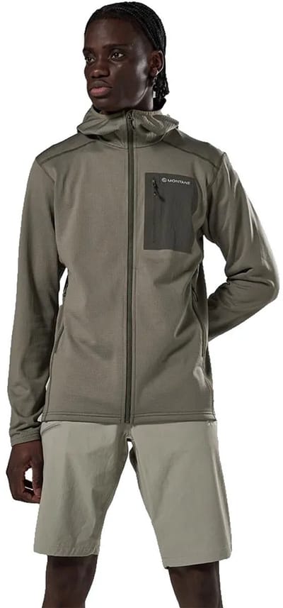 Montane Protium Fleece Met Volledige Rits Grijs S Man