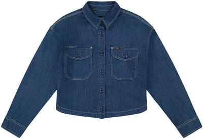 Lee 112370962 Overhemd Met Lange Mouwen Blauw L Vrouw