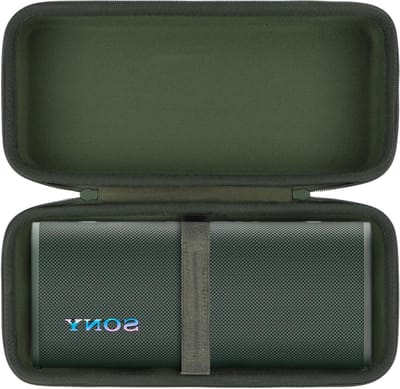Duurzame Hard Case voor Draagbare Bluetooth Speaker - Bescherming, Stijl en Functionaliteit in Forest Grey