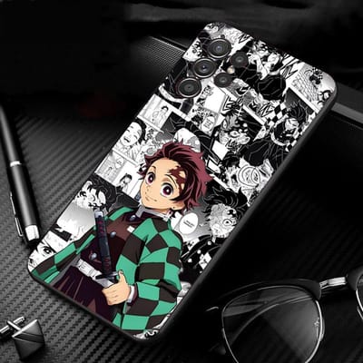 Telefoonhoesje Voor Samsung Galaxy S26 Plus Edge S25 S24 S23 S22 Ultra S23 S22 S25 Plus S24 FE Anime Tanjiro Kamado Demon Slayer S26 Edge