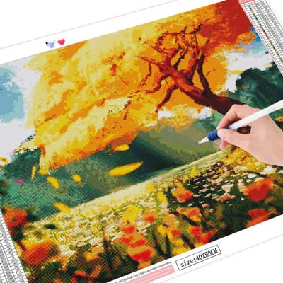 Diamond Painting Kits Volledige boor Landschap Herfst 5D DIY Diamant Borduurboom Kunst Strass Herfstdecoraties voor thuis Full Square 20X30CM