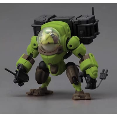 Moqi Kemo Échelle 1/24 N° 57 Équipe de Chasseurs de l'escouade Guima Tortue Blindée Terrestre Figurine Plamo Originale Domestique Cadeau Parfait green