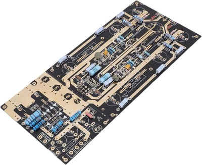 Phono Versterker Kit - Audio Bord - Muziek Luisteren - Premium Componenten - 130x285mm - Groen
