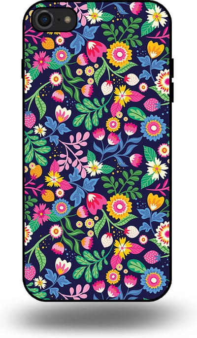 Smartphonica Telefoonhoesje geschikt voor iPhone 7/8 met bloemen opdruk - TPU backcover case flower design geschikt voor Apple iPhone 7;Apple iPhone 8