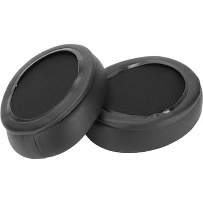 Hoofdtelefoon Oorkussens Verbeteren Bass Zacht Comfortabel Leer Vervangende Oorkussens voor Sennheiser black