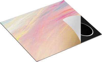 Chefcare Inductie Beschermer Abstracte Kunst - Artistieke Patronen - 60x50 cm - Afdekplaat Inductie - Kookplaat Beschermer - Inductie Mat