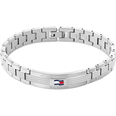 Tommy Hilfiger TJ2790419 Heren Armband - Sieraad - Zilverkleurig - 12 mm breed