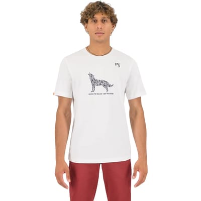 Karpos Wild Animal T-shirt Met Korte Mouwen Wit XL Man