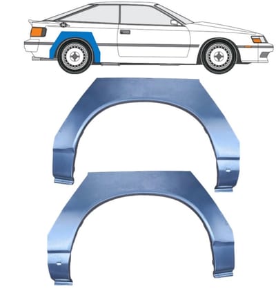 Reparatiepaneel achterspatbord voor Toyota Celica T16 1985-1989 / Links + Rechts