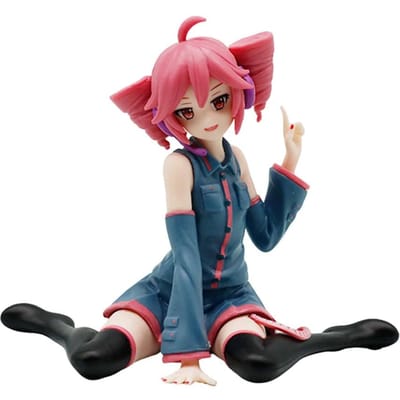 Op Voorraad Gezamenlijke Editie Kasane Teto Zittend Figuur Hatsune Miku Serie Virtuele Idol PVC Verzamelaar Model Cadeau pink