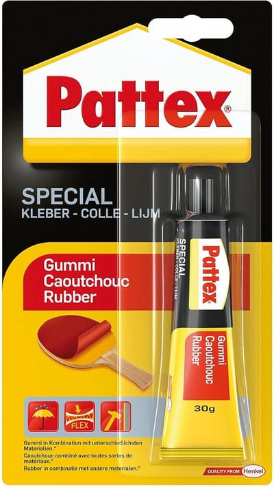 Speciale Lijm - Rubberen Lijm - Herstel en Binding - Waterbestendig en Flexibel - 30 gram tube - Translucent