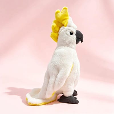 6 Kleuren Papegaai Pluche Speelgoed Gevuld Zoals Echt Staand Kleurrijke Vogelpop Huisdecoratie Cadeau voor Mannen 22cm