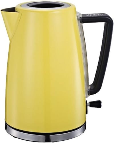 Waterkoker - Elektrische Ketel - Snel Water Koken - Automatische Uitschakeling - 1.7 Liter - Geel
