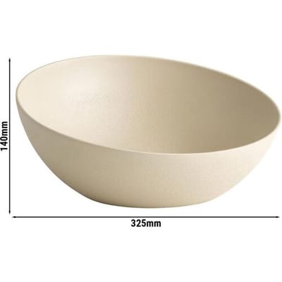 GGM Gastro (6 Stück) Schale - FROSTFIRE - Aluminium - 3 Liter - Ø 325mm - Beige