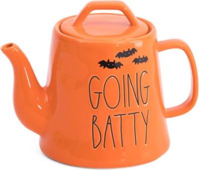 Rae Dunn - Going Batty - theepot - Halloween theepot - halloween servies - halloween decoratie - herfst