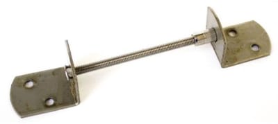Betonpaal bevestigingsset geelverzinkt 10cm inclusief moer/bout en schroeven 2 stuks