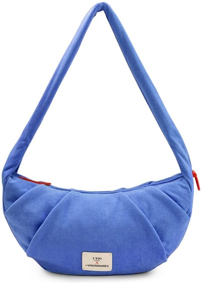 Unio Hamburg x Les Visionnaires schoudertas Frottee Unio Vancouver Fresh Blue blauw