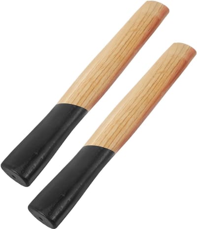 Houten Hamer Steel - Vervangend Onderdeel - Houtbewerking Constructie - Comfortabele Duurzame Grip - 25x3.3x2.5cm - Multi