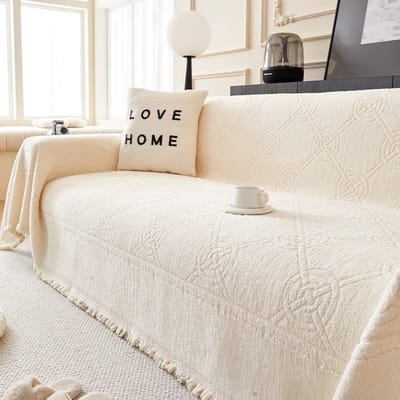 Licht Luxe en High-end Bankhanddoek Volledige Hoes Stofdicht Bankdeken Bankhoes Bankkussen Nieuwjaar Bankhoes Doek 180*130cm