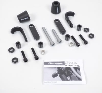 radikal carterbeschermer voor honda nc 700 x motorfiets na 2012 eq226 nieuw