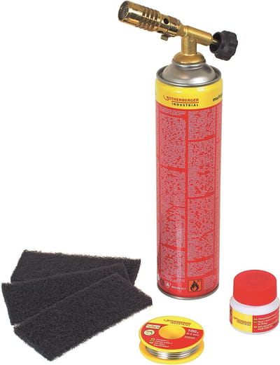 Rothenberger RoFix Soldeerset - Incl. Gas, Soldeerbrander, Soldeerpasta - 650°C