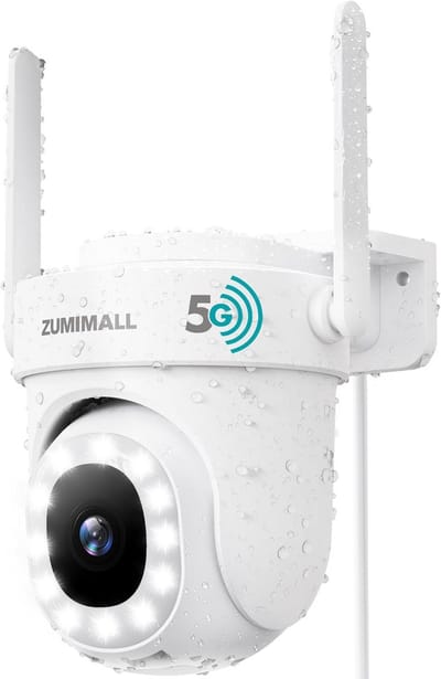 Bewakingscamera voor buiten 5MP met nachtzicht en cloudopslag