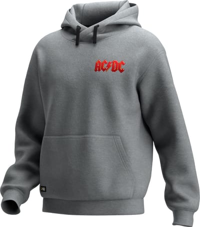 AC/DC hoodie grijs XXL