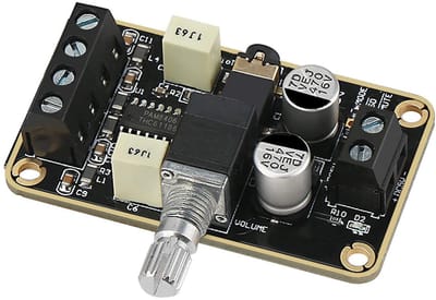 Audio Versterker - Digitale Eindversterker - Stereo Geluid - Compact Klasse D - 55 x 32 mm