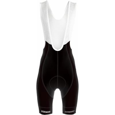 BIORACER Official German Cycling - Icon Fietsbroek Zomer - Heren - Zwart - Team Germany - Comfortabel&Ademend - Maat XS