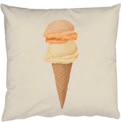 Sierkussens - Kussentjes Woonkamer - 50x50 cm - Minimalistisch - Schepijs - Hoorntje - Beige