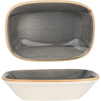 Bonna Serveerschaal - Aura Space - Porselein - 14x10 cm - set van 2