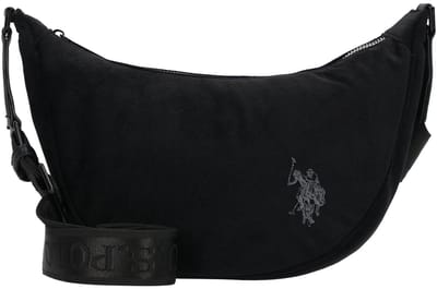 U.S. POLO ASSN. schoudertas Benton Small Hobo Bag Black zwart