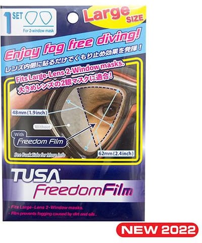 TUSA Freedom Anti-fog Film - TA0803 - Voor PARAGON & INTEGA masker