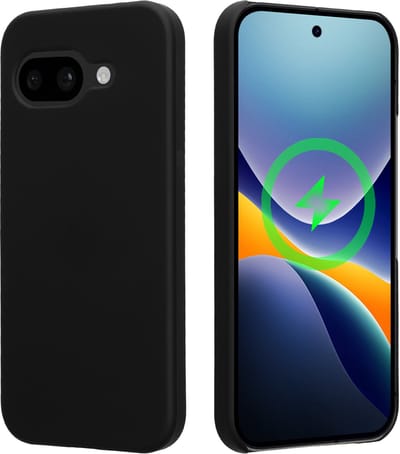 kwmobile telefoonhoesje geschikt voor Google Pixel 9a hoesje - Smartphone case compatibel met MagSafe - Antislip telefoon cover in zwart