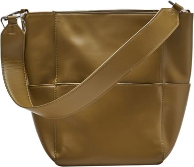 s.Oliver Schoudertas Hobo Bag Brown Olijfgroen