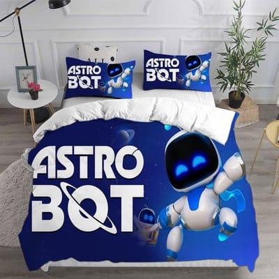 ASTRO BOT Beddengoedsets Bedsprei Dekbed Dekbedovertrek Kussensloop 2-3 Stuks Sets Kinderen Volwassenen Slaapkamerdecoratie Kindergeschenken US Queen 228x228cm