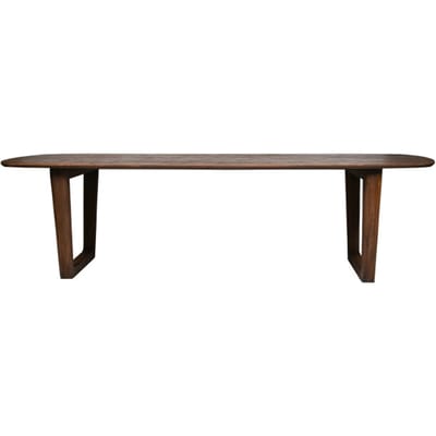 Livingfurn - Eetkamertafel Cortez - Bruin - Mangohout - 270 cm