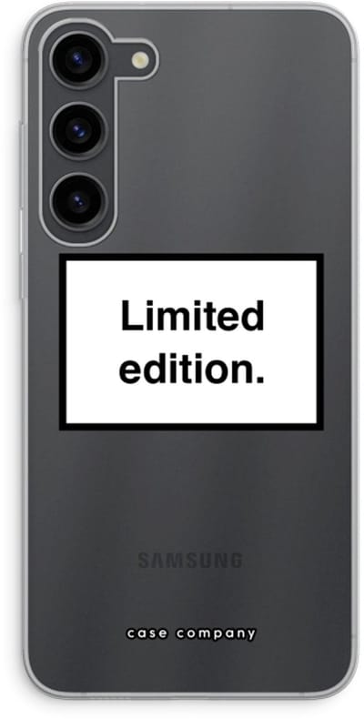 Case Company® - Hoesje geschikt voor Samsung Galaxy S23 Plus hoesje - Limited edition - Soft Cover Telefoonhoesje - Bescherming aan alle Kanten en Schermrand