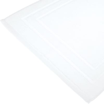 Atmosphera Badkamerkleed/badmat - vloermat - wit - 50 x 70 cm