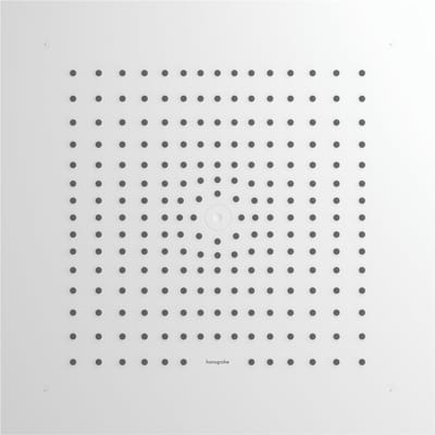 Hansgrohe Raindance E - Hoofddouche, 40x40 cm, mat wit 26252700