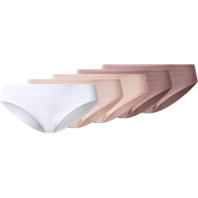ESMARA Set van 5 dames onderbroeken (donkerroze/lichtroze/wit, XL (48/50))
