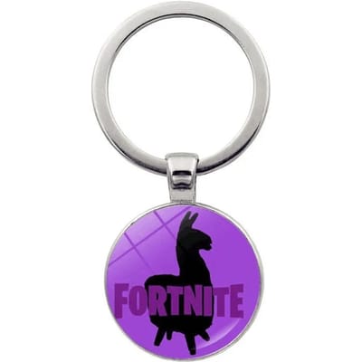 Fortnite Game Randapparatuur Sleutelhanger Accessoires Tas Sieraden Anime Sierobject Kinderen Fans Verzamelen Speelgoed Cadeaus Langdurig white