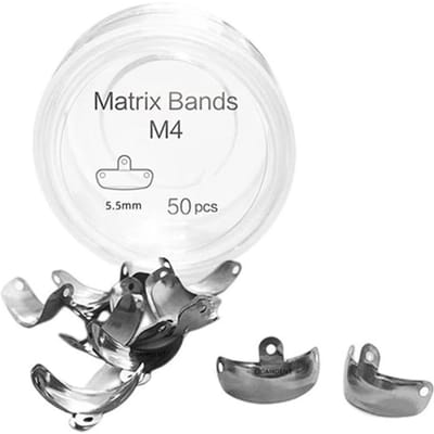 Bandes Matrice Dentaire Pince Sectionnelle Système de Matrice Contournée avec Anneau Nickel-Titane pour Outils Dentaires white