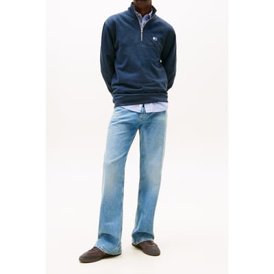 Tommy Hilfiger Regular Badge Quarter-zip Jumper Dark Night Navy Taglia: XXL | Maglioni a maglia Outlet | Uomo | Nero