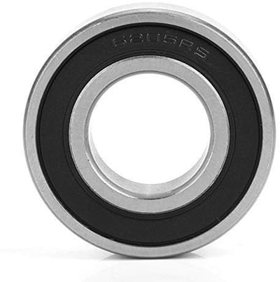Dailygoods- Kogellagers 10 Stuks - 6205-2RS - Hoog Snelheid - Dubbelzijdige Sealing - Diepe Groef - Kogellager Staal - Binnen/ Buiten Diameter 25 mm - Lagers