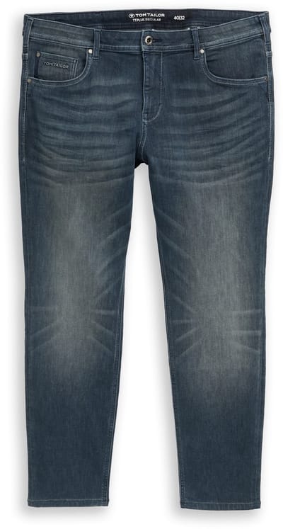 Tom Tailor - Plus Size - TTPLUS REGULAR jeans - Maat 48/32 - Tinted Blue Denim